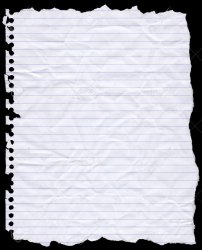 Old Notebook Paper Meme Template