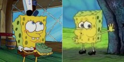 SpongeBob has money problems Meme Template