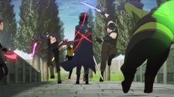 SAO - Kirito vs Red Guild Meme Template
