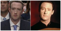 Mark Zuckerberg and Data Meme Template