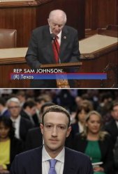Zuckerberg Testifying Meme Template