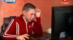 Russian boy crying Meme Template