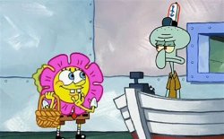 Spongebob is the new Flower Meme Template