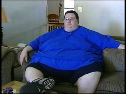 fat guy on couch Meme Template