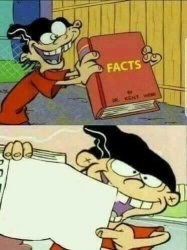 Double D’s Facts Meme Template