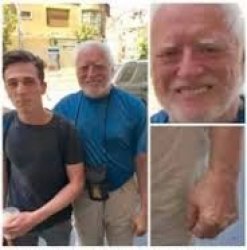 Picture with Harold Meme Template