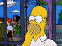 Worried Homer Meme Template