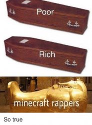 Golden coffin Meme Template