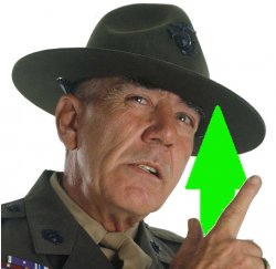 UpVote from GySgt Hartman Meme Template