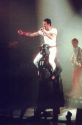 Freddy Mercury & Darth Vadar Meme Template