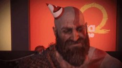 Kratos Happy Meme Template