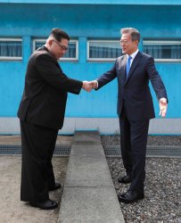 Korean Handshake Meme Template