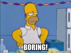 Homer is bored Meme Template