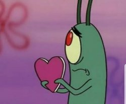 Plankton heart Meme Template