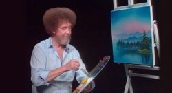 Bob ross Meme Template