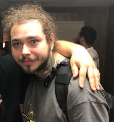 Post malone shocked Meme Template