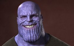 Thanos Smile Meme Template