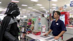 Darth Vader goes shopping Meme Template