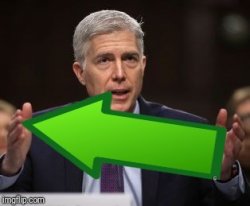 Gorsuch Upvote Meme Template