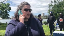 White woman calling the cops Meme Template