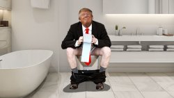Trump Toilet Meme Template
