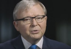 Kevin Rudd you're a good person Meme Template