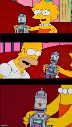 toy bot simpsons Meme Template