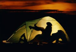 Couple having sex in a camping tent Meme Template