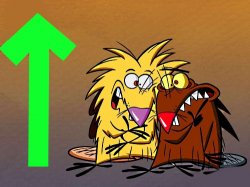 angry beavers up vote Meme Template