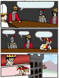 Medieval Boardroom Suggestion Meme Template