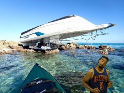 JR Smith and a Boat Meme Template