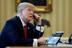 Trump phone Meme Template