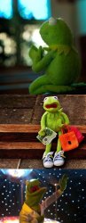 Kermit during Ramadan Meme Template