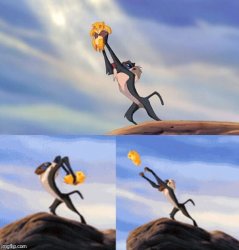 Simba Rafiki Lion King Meme Template