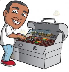 barbecue man Meme Template