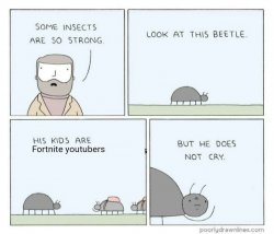 Strong beetle Meme Template