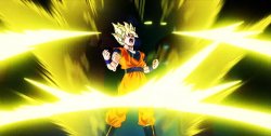 Son Goku Power Up Meme Template