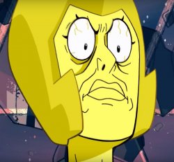 Yellow Diamond Triggered Face Meme Template