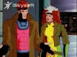X-Men Animated Gambit and Rogue Meme Template
