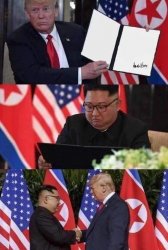 trump contract kim Meme Template