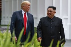 Donald Trump and Kim Jong Un Meme Template