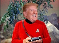 Trump Red-Shirt Space Force Meme Template