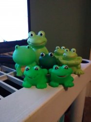 squirting frog bath toys! Meme Template