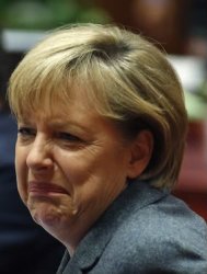 Merkel Crying Meme Template