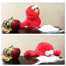 Elmo coke Meme Template