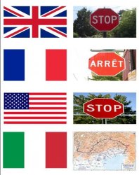 Stop Signs Around the World Meme Template