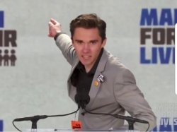 David hogg Meme Template