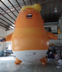 Trump Baby Balloon Meme Template