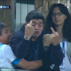 Maradona pissed Meme Template