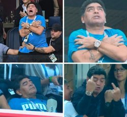 Maradona Meme Template